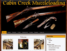 Tablet Screenshot of cabincreek.net